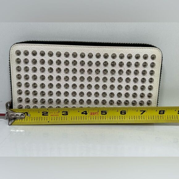 Christian Louboutin Panettone Spiked Zip Around Wallet - Picture 7 of 8